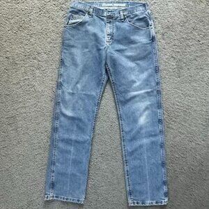 Wrangler Cool Vantage Cowboy Cut Regular Fit Jeans - Size 33 x 32 - Mens VGUC